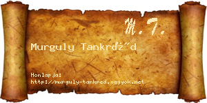 Murguly Tankréd névjegykártya